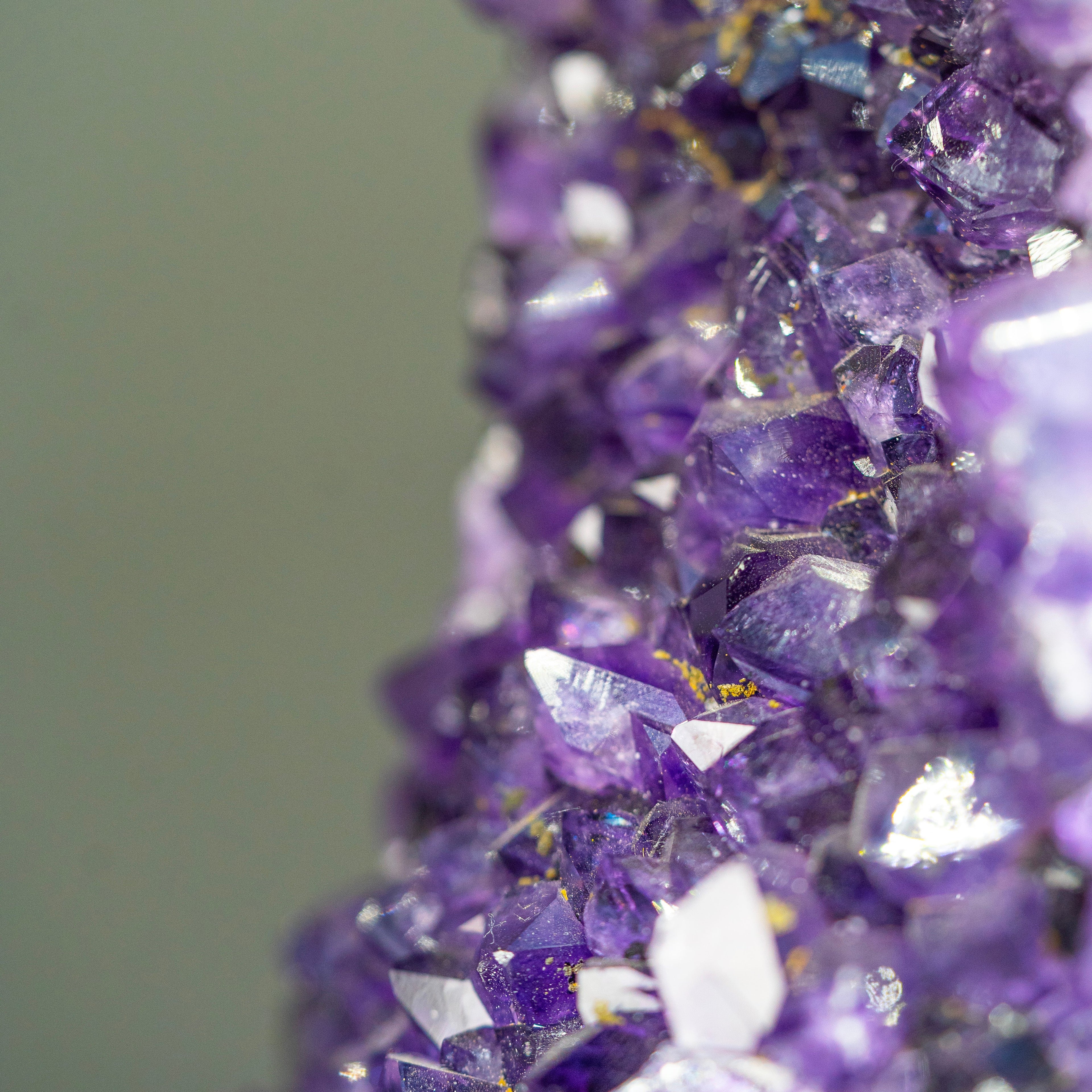 Amatista en base de metal