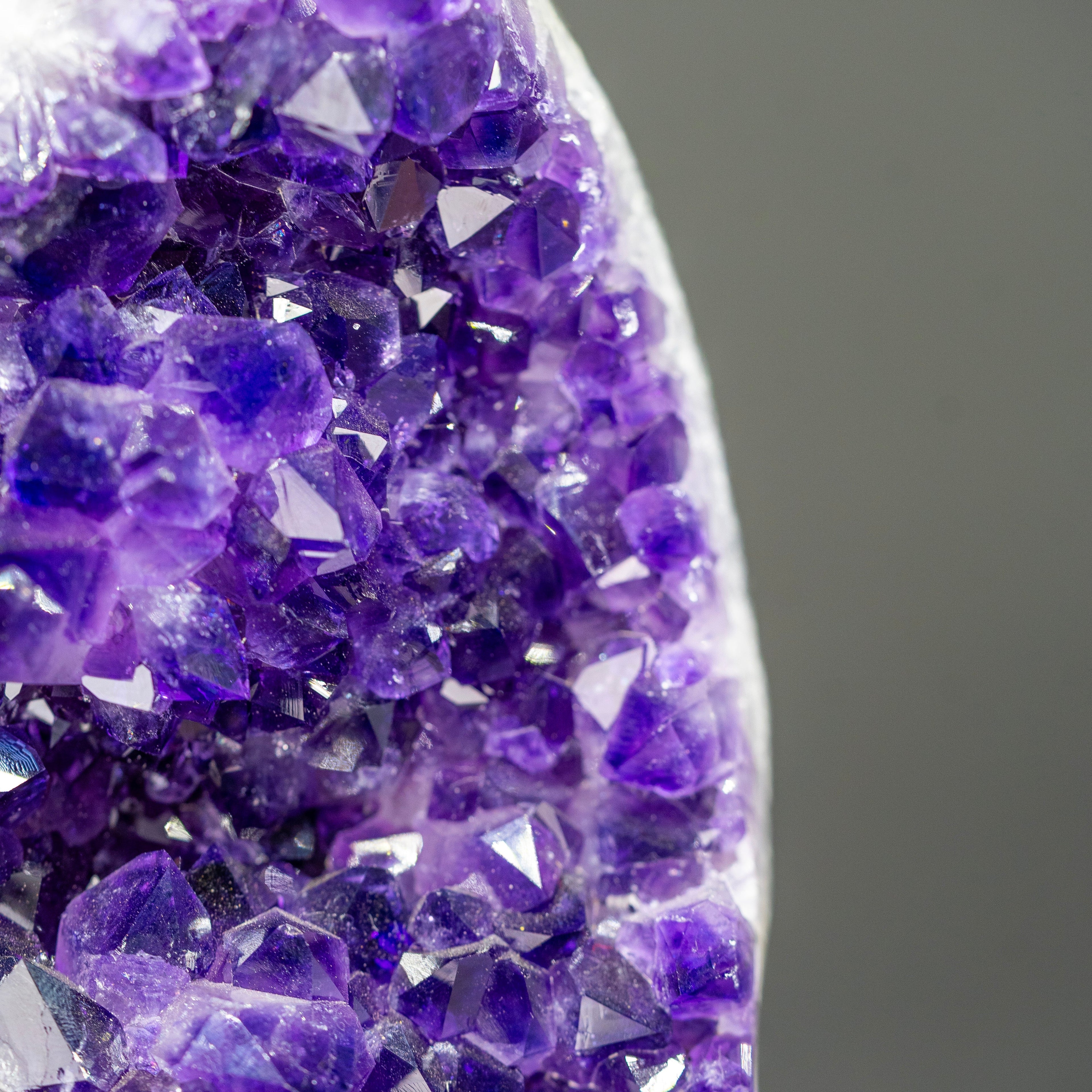 Amatista en base de metal