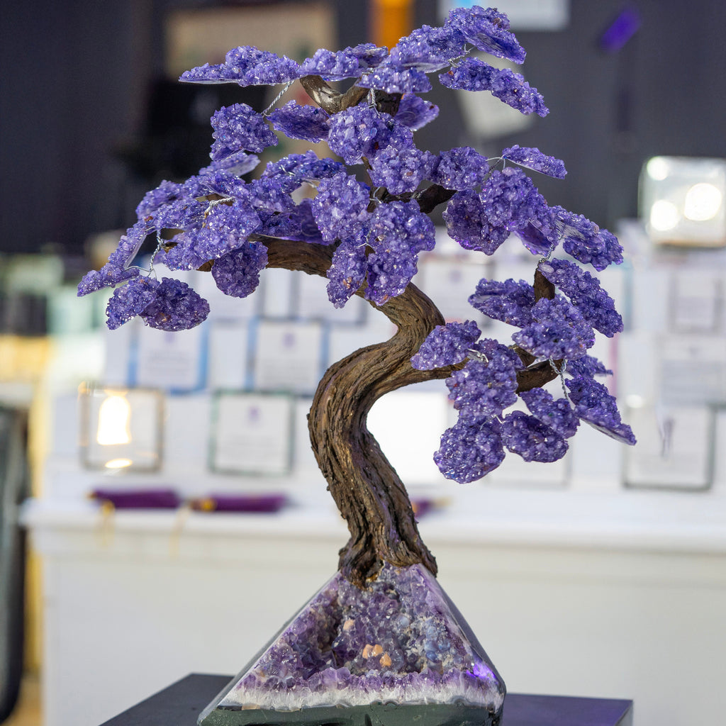 Árbol de amatista grande