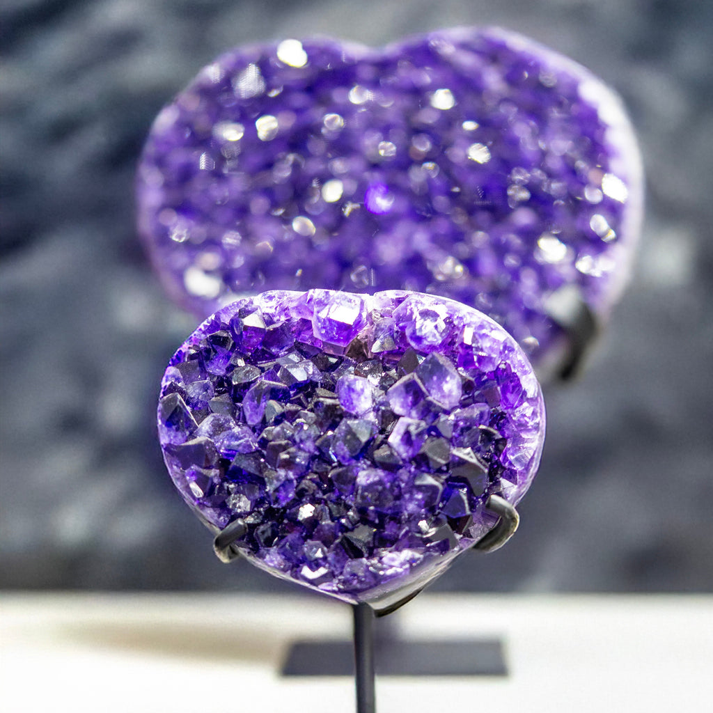 Corazón amatista