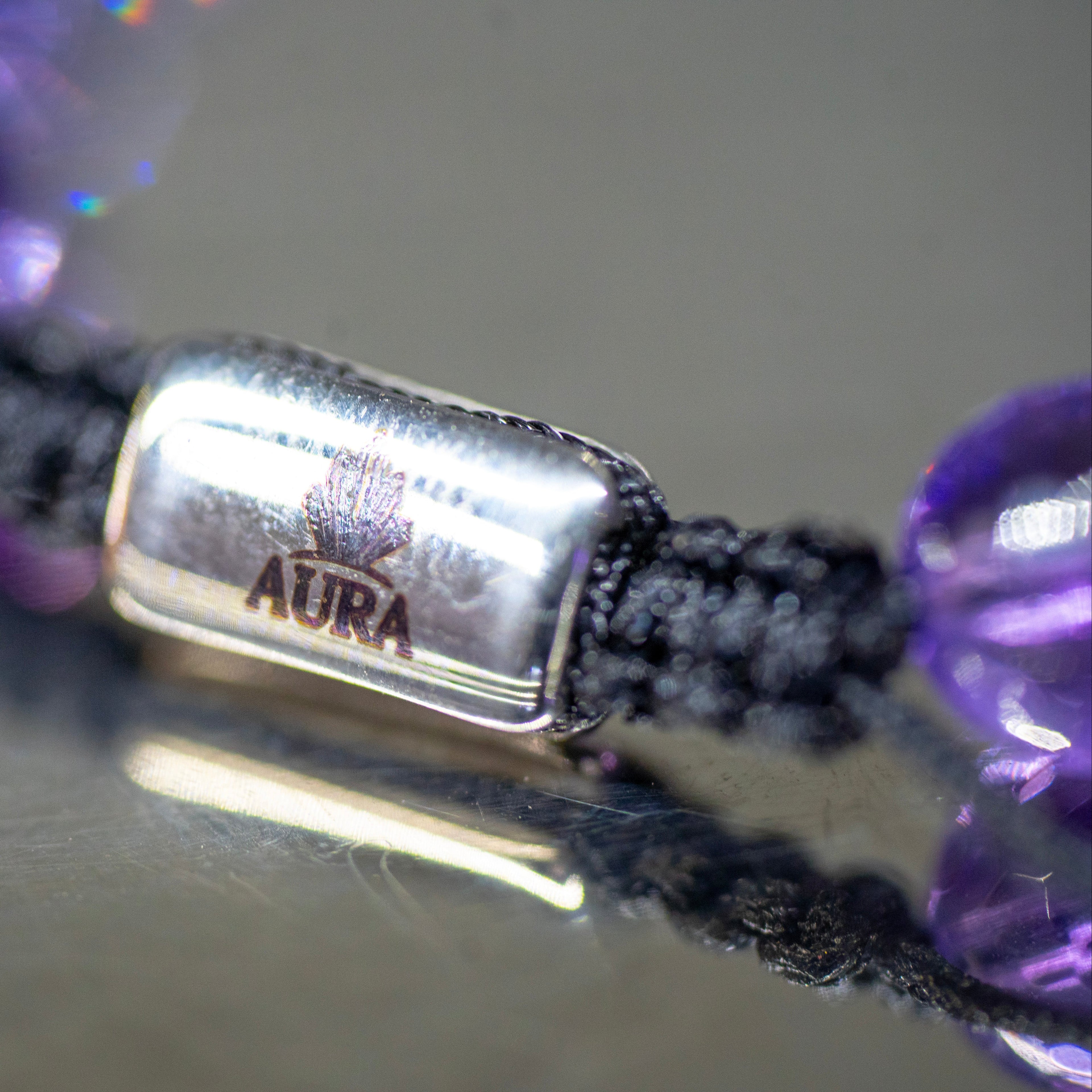 Pulsera amatista facetado