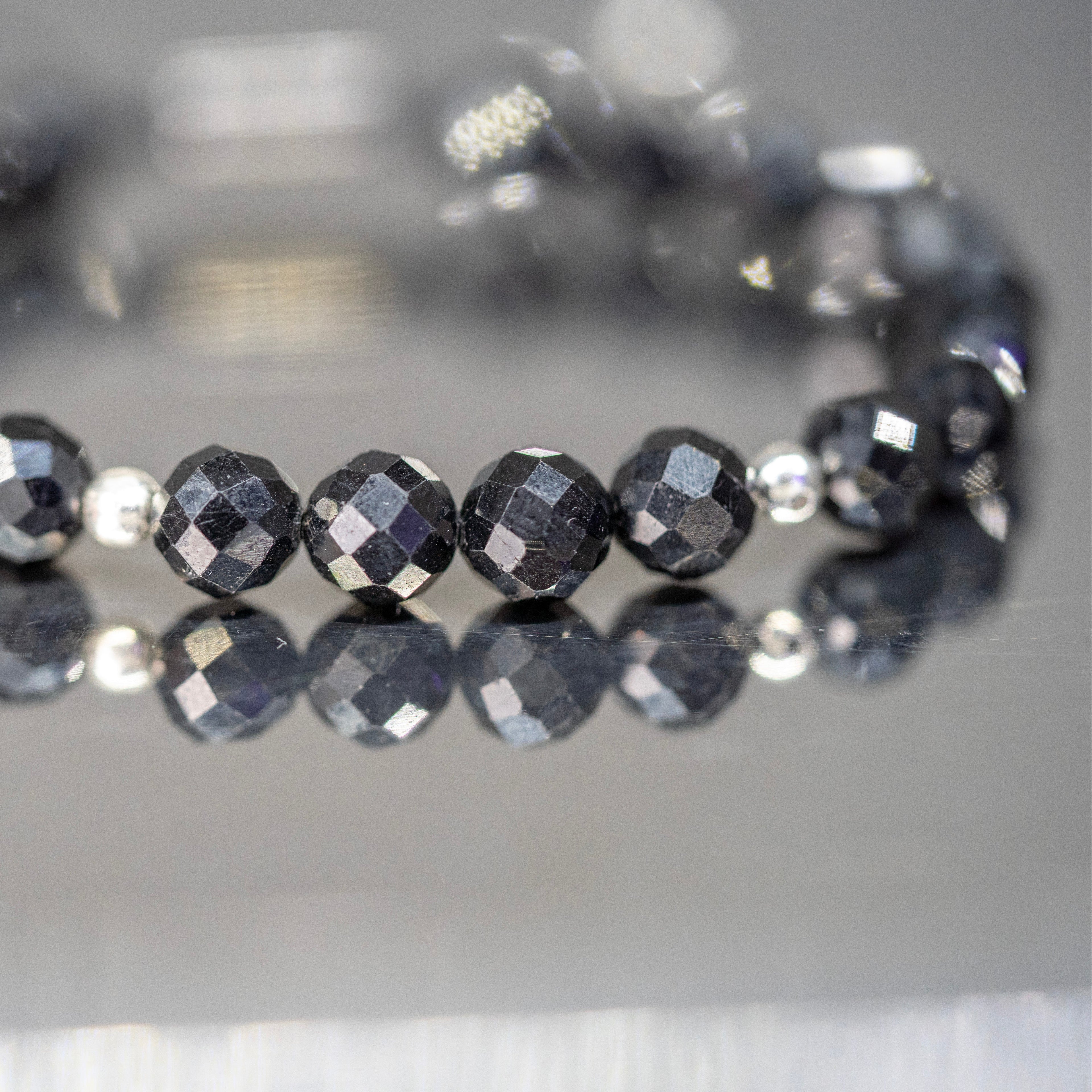 Pulsera turmalina facetado