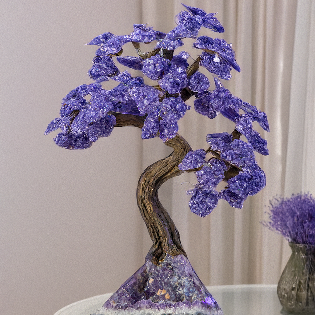 Árbol de amatista grande