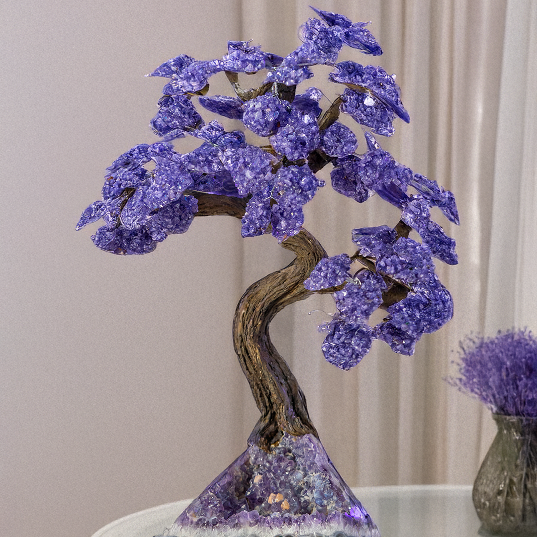 Árbol de amatista grande