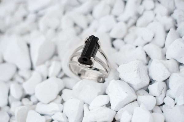 Anillo de Turmalina grande en plata - Imagen 6