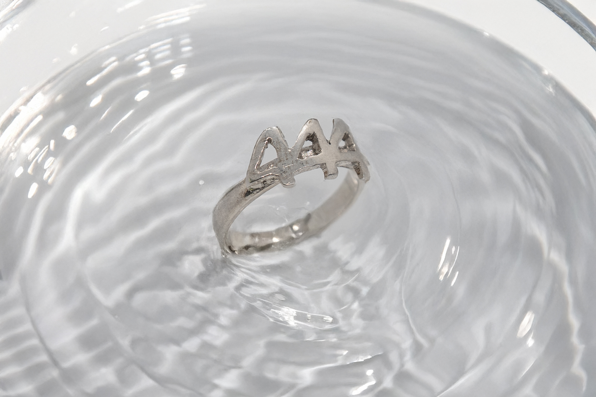 Anillo 444 en plata