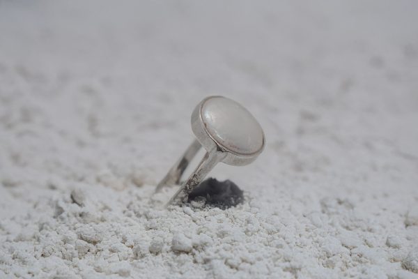 Anillo de perla en plata - Imagen 3