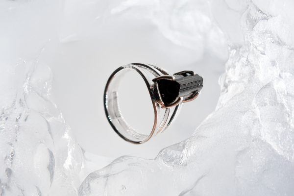 Anillo de Turmalina grande en plata - Imagen 5