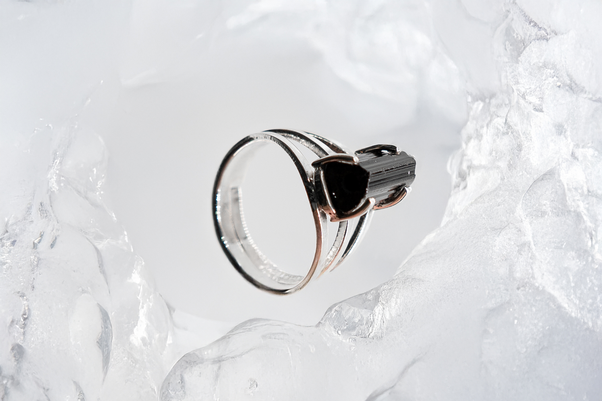 Anillo de Turmalina grande en plata - Imagen 5